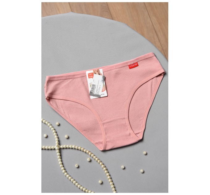 Труси жіночі в рубчик рожевого кольору 178607L