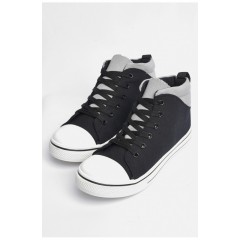 Кеды детские текстильные черного цвета 178867L