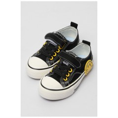 Кеди дитячі чорного кольору текстиль 179187L