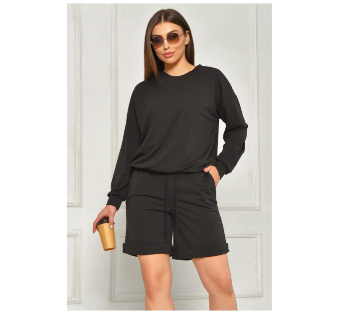 Костюм женский черного цвета 179612L