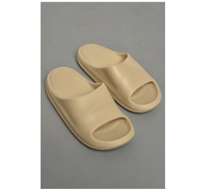 Шльопанці чоловічі піна бежевого кольору 180209L