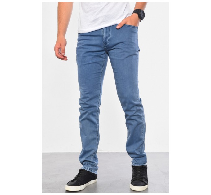 Джинси чоловічі синього кольору 180402L