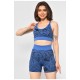 Спортивний костюм жіночий літній синього кольору 180773L