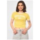 Футболка жіноча жовтого кольору 180935L