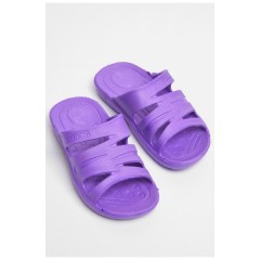 Детские шлепки для девочки пена фиолетового цвета 181207L