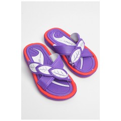 Шльопанці дитячі для дівчинки фіолетового кольору 181219L