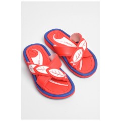 Шльопанці дитячі для дівчинки червоного кольору 181226L