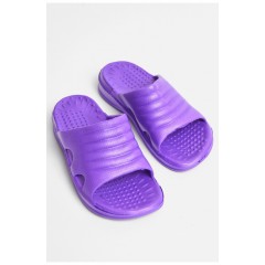 Шльопанці дитячі для дівчинки піна фіолетового кольору 181299L