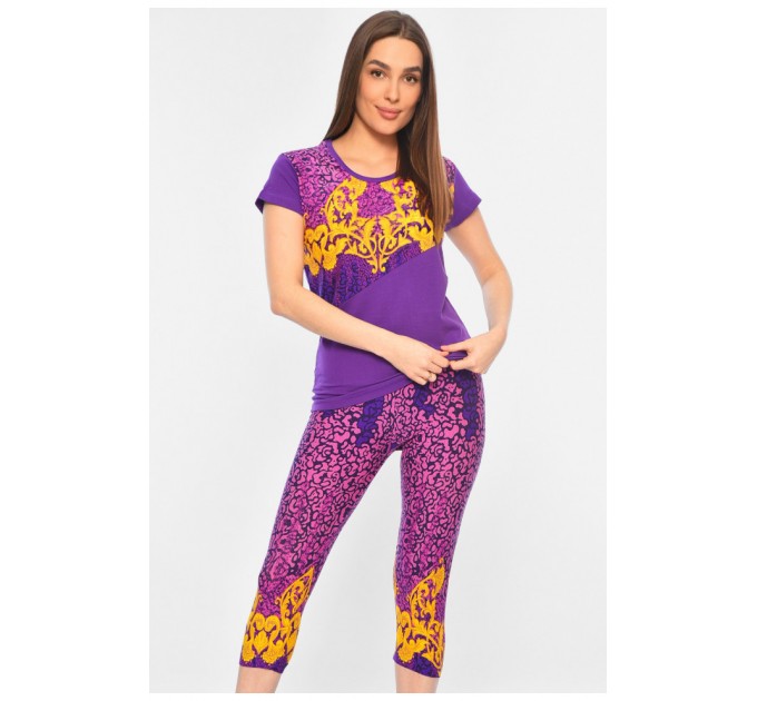 Піжама жіноча фіолетового кольору 182054L