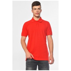 Футболка чоловіча поло червоного кольору 182179L Футболка чоловіча поло червоного кольору 182179L
