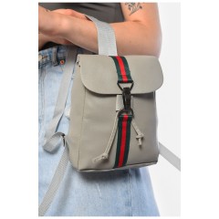 Рюкзак жiночий сiрого кольору 182328L