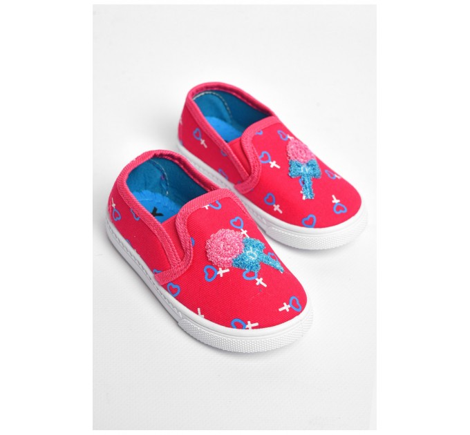 Мокасины для девочки розового цвета 183482L