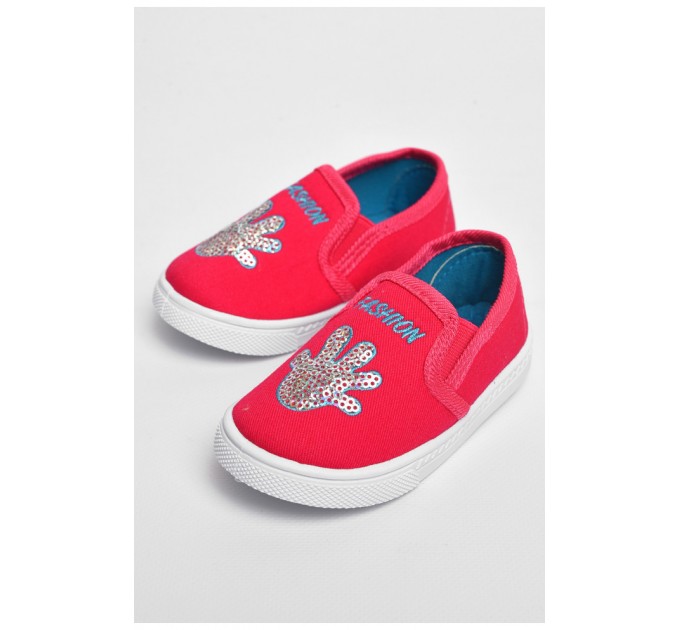 Мокасины для девочки розового цвета 183484L