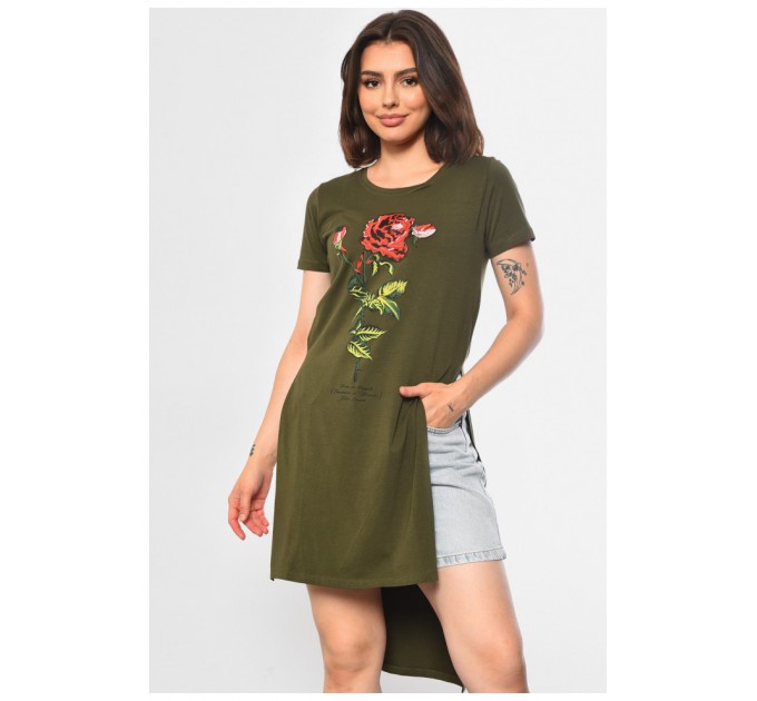 Женская туника цвета хаки 183580L