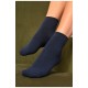 Шкарпетки жіночі махрові темно-синього кольору 184340L