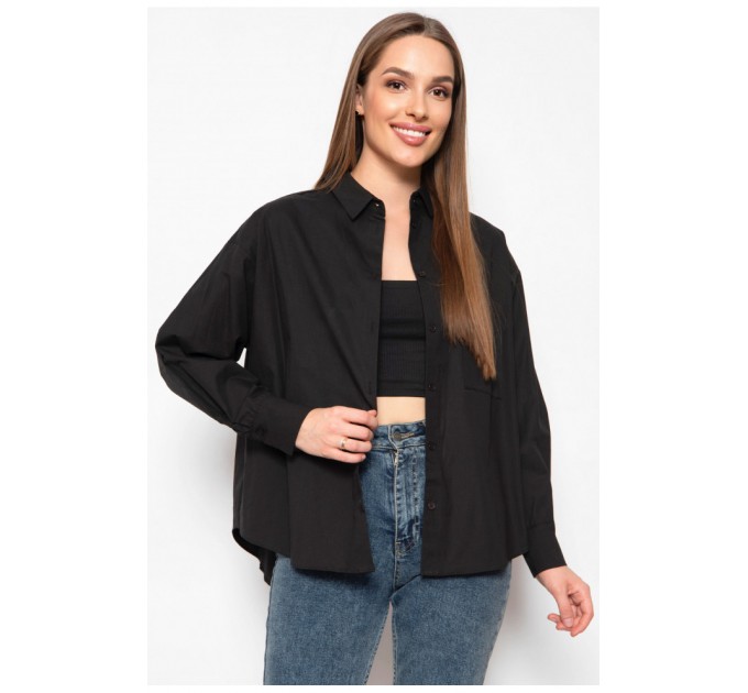 Сорочка жіноча чорного кольору 184363L
