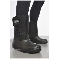 Дутики женские с фетровым утеплителем черного цвета 185495L