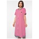 Халат жіночий батальний з принтом рожевого кольору 185807L