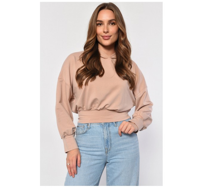 Худі жіноче бежевого кольору 186095L