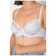 Бюстгальтер женский белого цвета чашка В 186280L