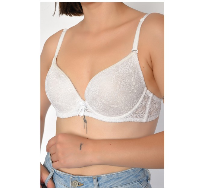 Бюстгальтер жіночий білого кольору чашка С 186338L