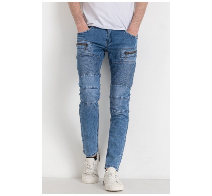 Джинси чоловічі синього кольору 186385L