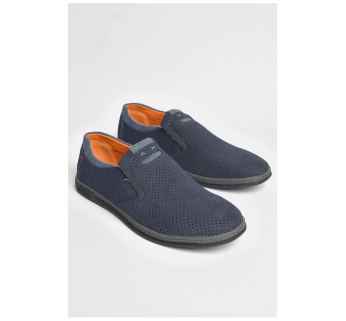 Туфлі чоловічі темно-синього кольору 186593L