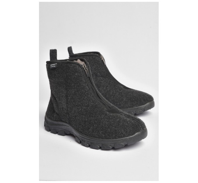 Мужские бурки на меху темно-серого цвета 187279L