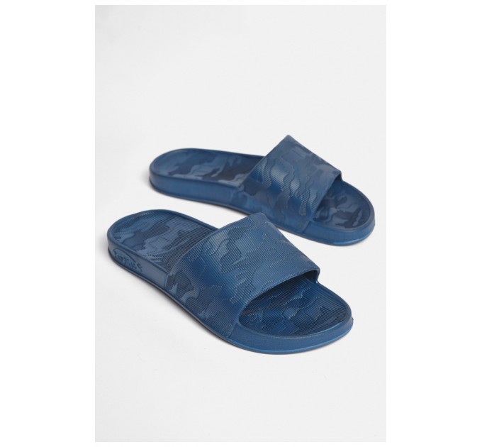 Шлепанцы мужские пена темно-синего цвета 187343L
