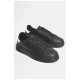 Кросівки чоловічі чорного кольору на шнурівці 187399L