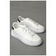 Кросівки чоловічі білого кольору на шнурівці 187400L