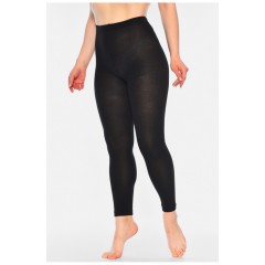 Лосини жіночі на невеличкому флісі чорного кольору 188152L