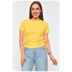 Футболка жіноча жовтого кольору 188349L