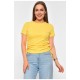 Футболка жіноча жовтого кольору 188349L