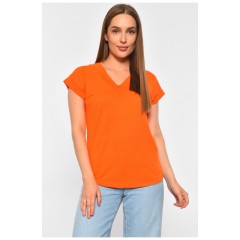 Футболка жіноча помаранчевого кольору 188357L