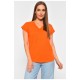 Футболка жіноча помаранчевого кольору 188357L