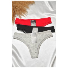 Набор стринг женских 3 штуки 188672L