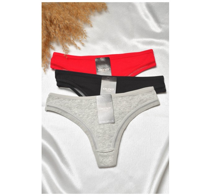 Набор стринг женских 3 штуки 188672L