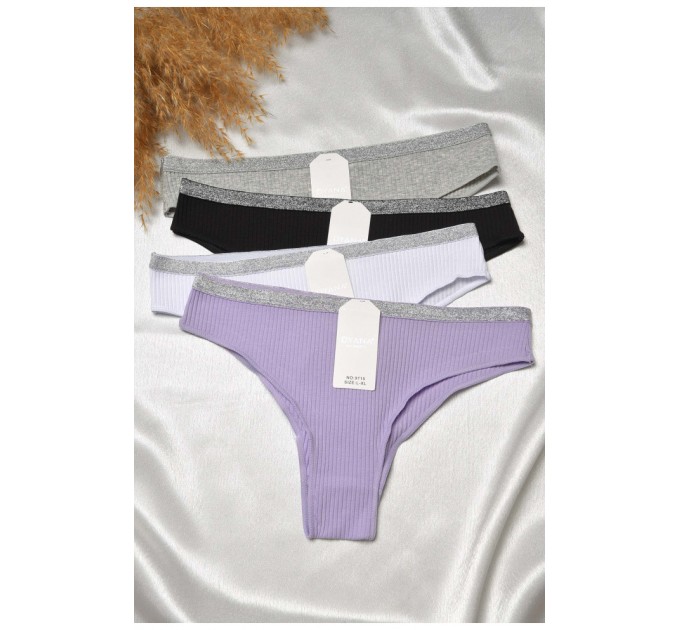 Набір трусів жіночих 4 штуки 188680L