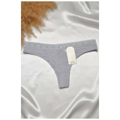 Стрінги жіночі сірого кольору 188804L