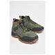 Черевики чоловічі зимові на хутрі зеленого кольору 188914L