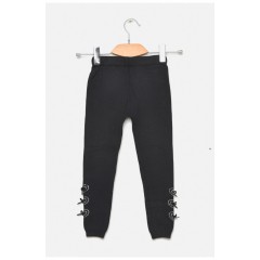 Лосіни дитячі демісезонні для дівчинки чорного кольору 189106L