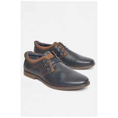 Туфлі чоловічі синього кольору 189408L