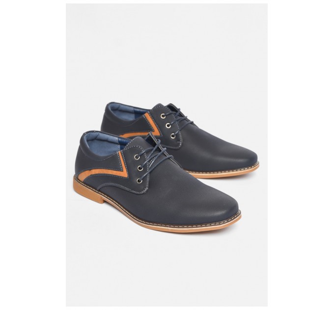 Туфли мужские синего цвета 189412L