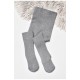 Колготи дитячі махрові для дівчинки сірого кольору 189562L