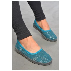 Капці жіночі зеленого кольору 189823L