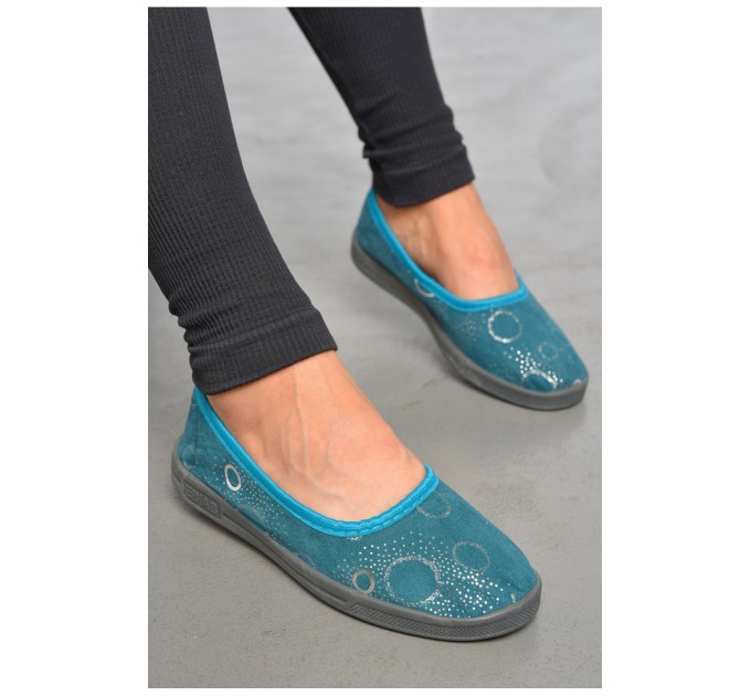 Капці жіночі зеленого кольору 189823L