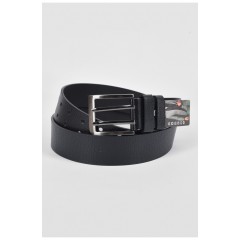Ремінь чоловічий чорного кольору розмір 115*3,5 см 189898L Ремінь чоловічий чорного кольору розмір 115*3,5 см 189898L