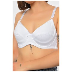 Бюстгальтер женский белого цвета чашка C 190161L