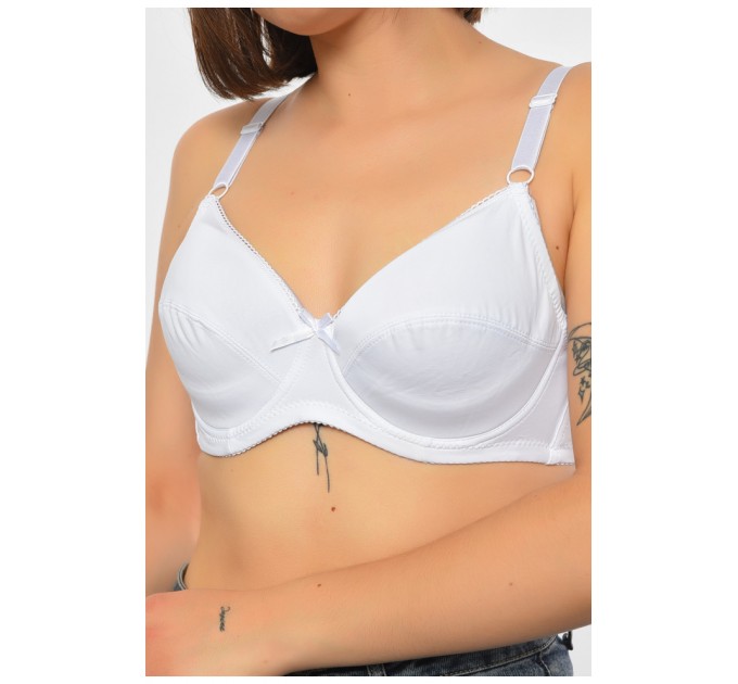 Бюстгальтер жіночий білого кольору чашка С 190161L